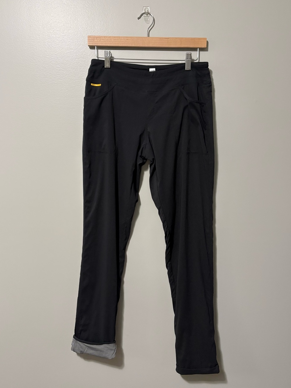 Lole Mid Rise Lined Black Athletic Pants